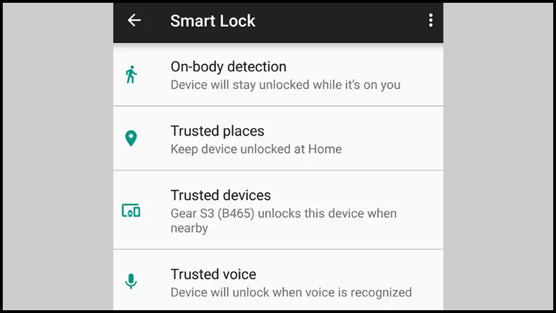 Thiết lập Smart Lock