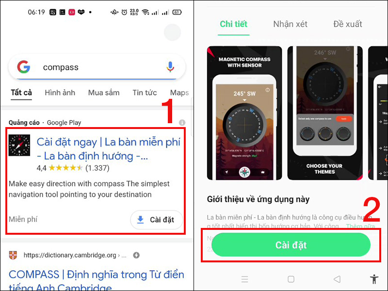 Tải ứng dụng về điện thoại