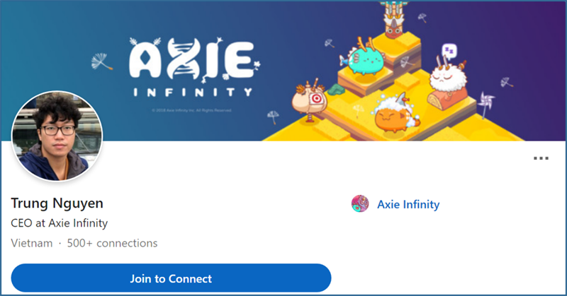 Nguyễn Thành Trung - CEO của Axie Infinity Nguyễn Thành Trung - CEO của Axie Infinity