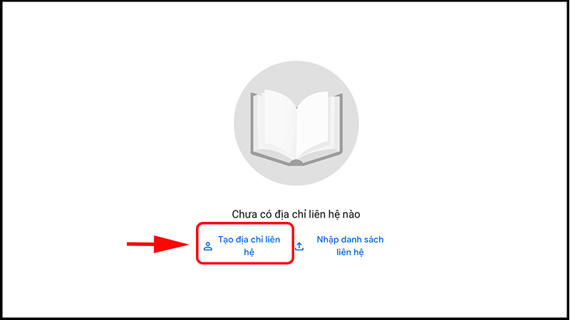 Tạo địa chỉ liên hệ mới
