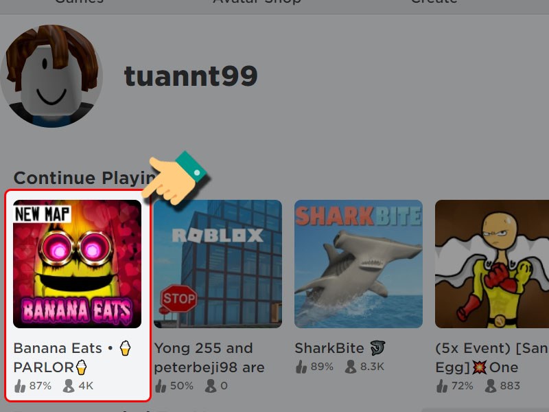 Chọn game Banana Eat Chọn game Banana Eat