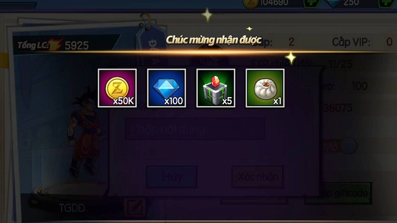 Quà nhận được Quà nhận được