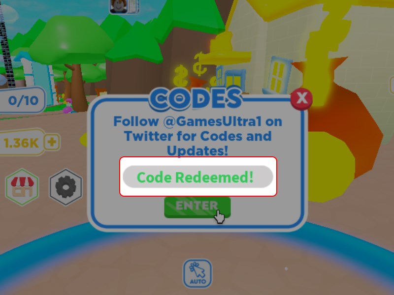 Thông báo nhập code thành công Thông báo nhập code thành công