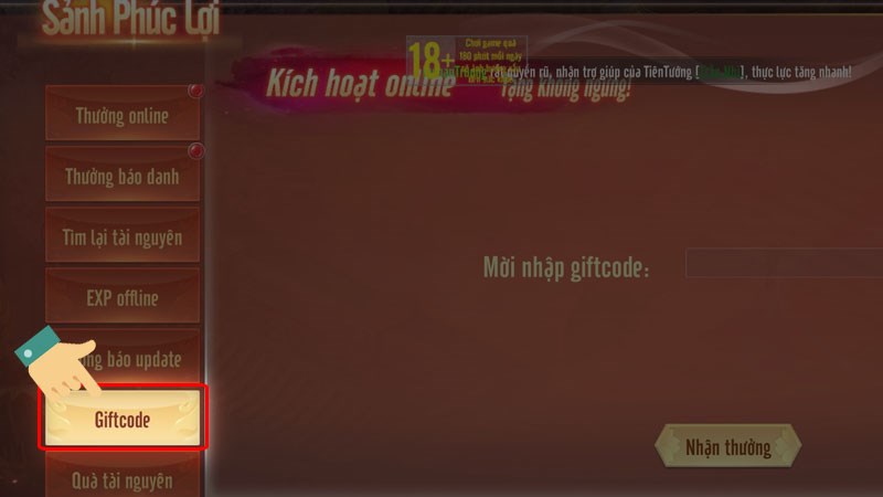 Chọn Giftcode Chọn Giftcode