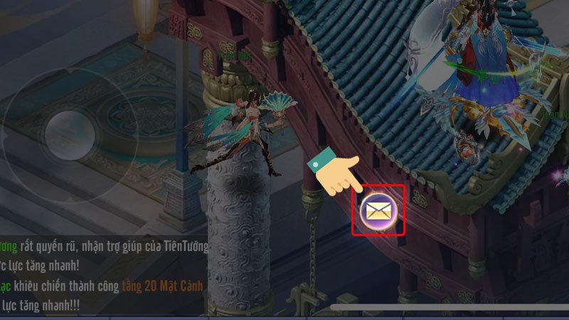 Trở lại giao diện chính chọn vào mục Thư Trở lại giao diện chính chọn vào mục Thư