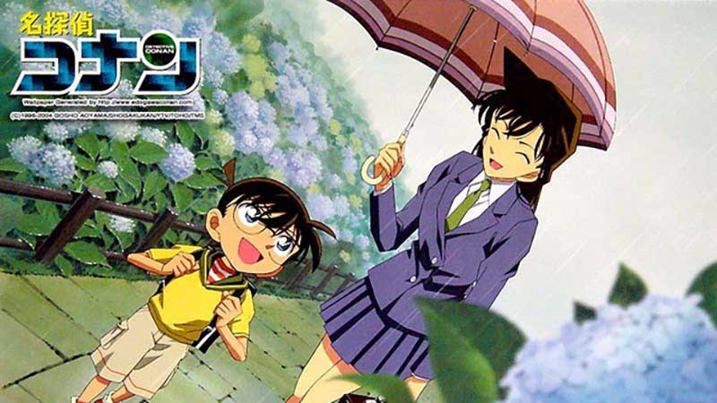 Conan và Ran thân thiết với nhau Conan và Ran thân thiết với nhau