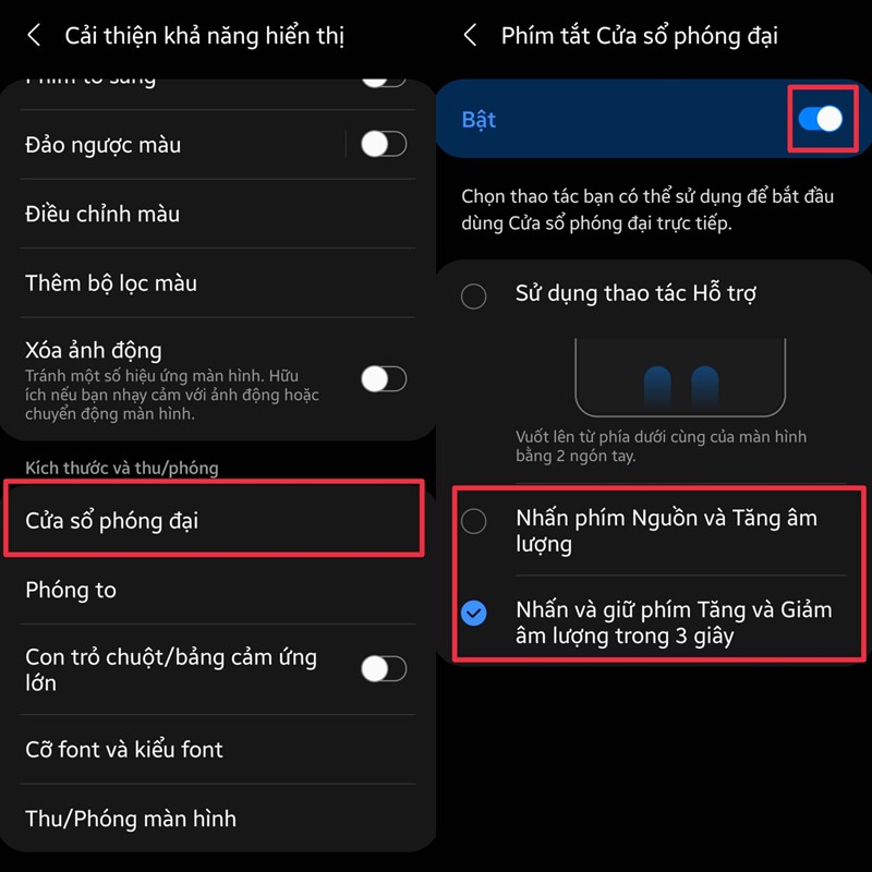 cửa sổ phóng đại cửa sổ phóng đại