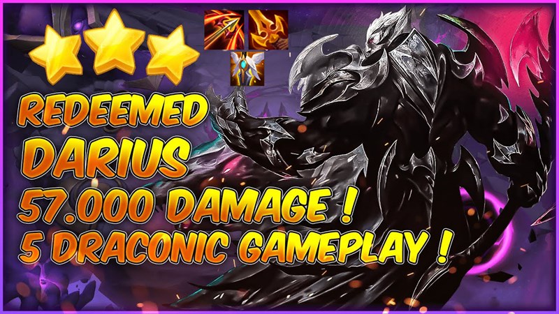 Darius sẽ đảm nhiệm vai trò gây sát thương vật lý Darius sẽ đảm nhiệm vai trò gây sát thương vật lý