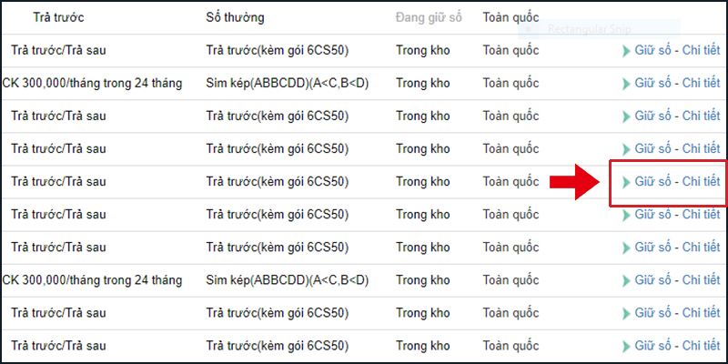 Chọn mua số thuê bao bạn thích