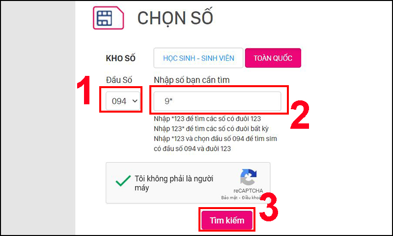 Nhấn Tìm kiếm để tiếp tục