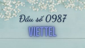 Đầu số 0987 là mạng Viettel
