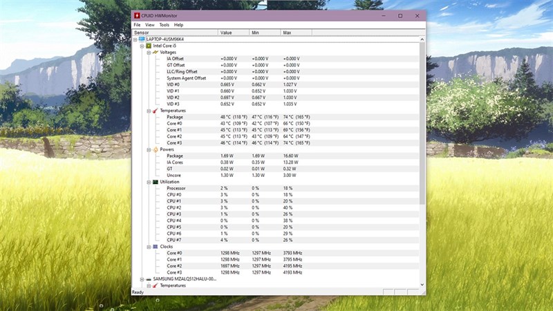 3 cách đo nhiệt độ CPU trên laptop 3 cách đo nhiệt độ CPU trên laptop