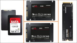 Bốn loại dung lượng SSD phổ biến