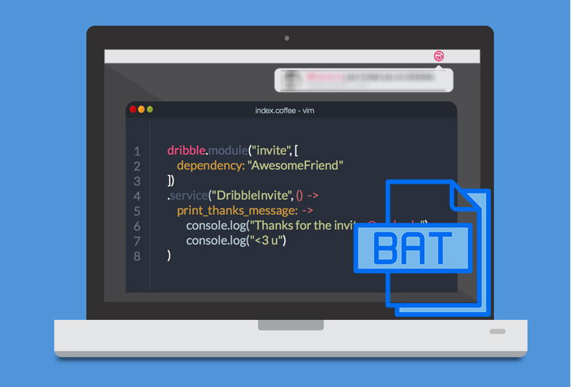 Một số ứng dụng hữu ích khi sử dụng file BAT