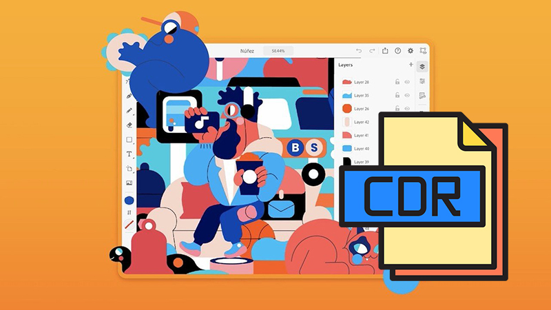 CDR là định dạng file chứa các đồ họa vector