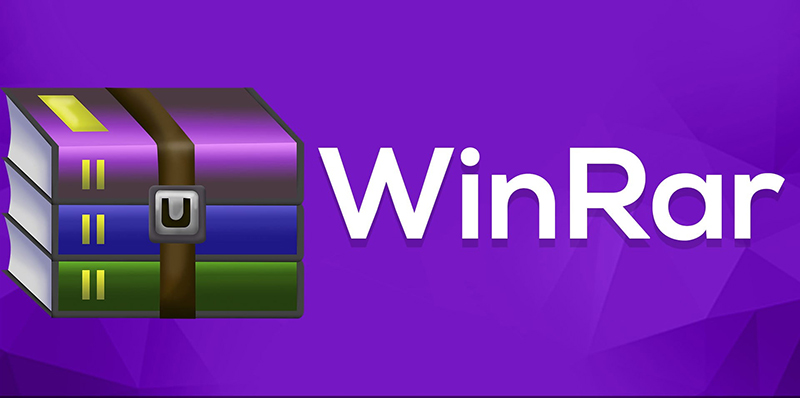 WinRAR hỗ trợ định dạng rar và zip