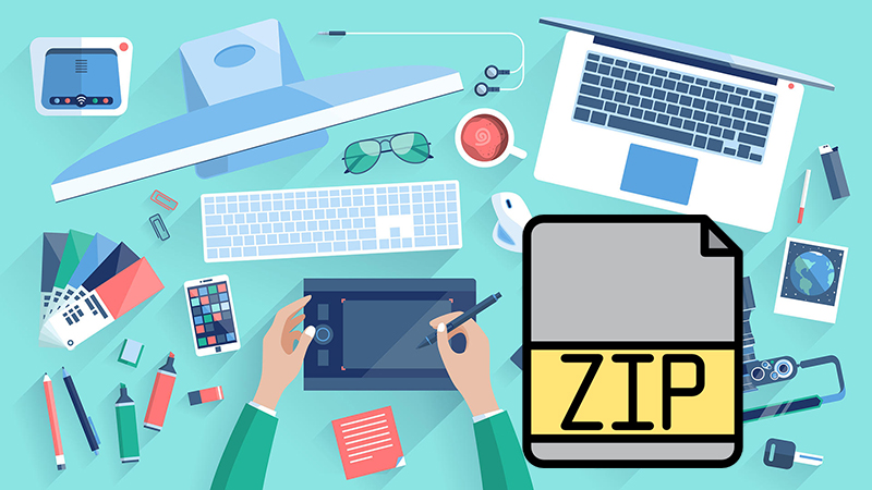 Hướng dẫn nén file zip