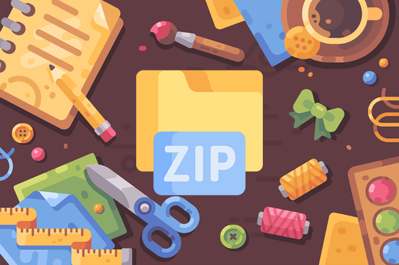 File zip được hỗ trợ bởi cả hai hệ điều hành