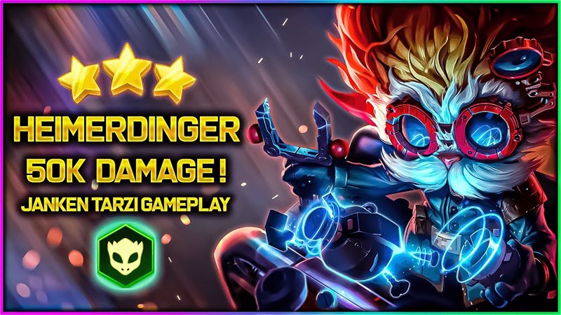 Heimerdinger sẽ là quân bài gây sát thương phép Heimerdinger sẽ là quân bài gây sát thương phép