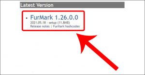 Bấm vào đây để tải Furmark