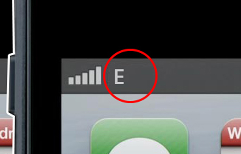 Bật 3G thì xuất hiện chữ E do mạng yếu