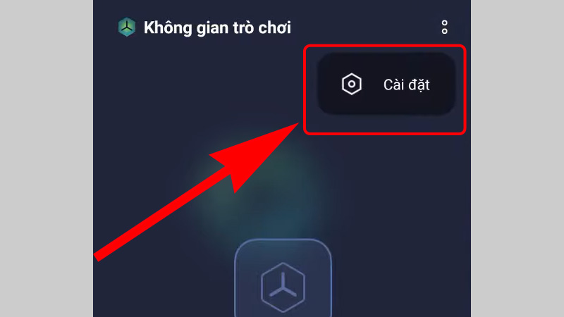 Vào mục Cài đặt