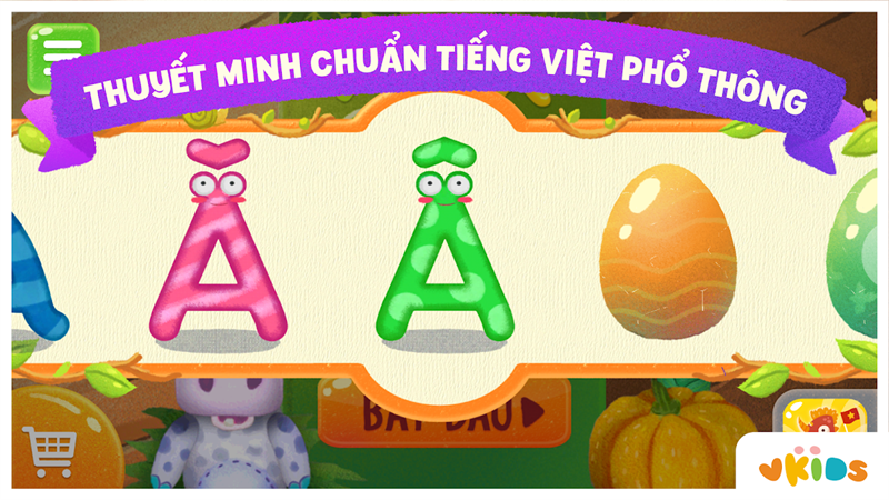 Phần mềm học đánh vần Tiếng Việt - Bé Học Chữ Cái Vkids Phần mềm học đánh vần Tiếng Việt - Bé Học Chữ Cái Vkids