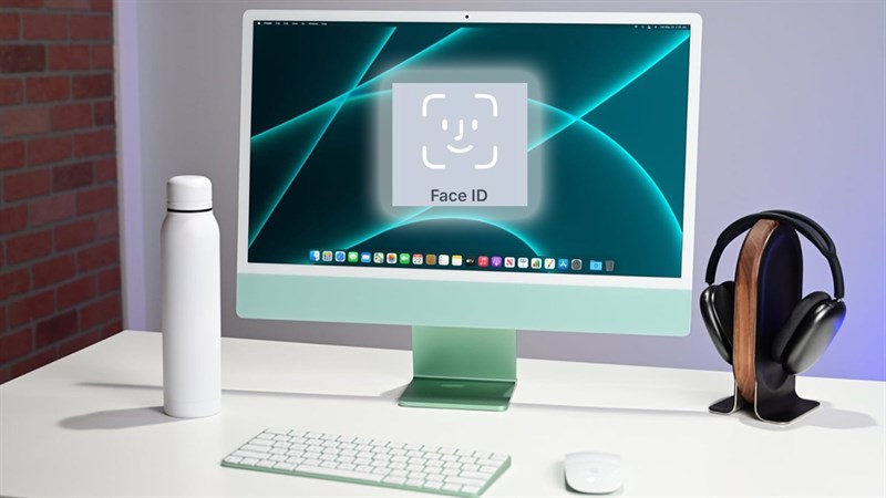Ảnh minh họa tính năng Face ID trên iMac 2021 Ảnh minh họa tính năng Face ID trên iMac 2021
