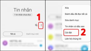 Chọn Cài đặt