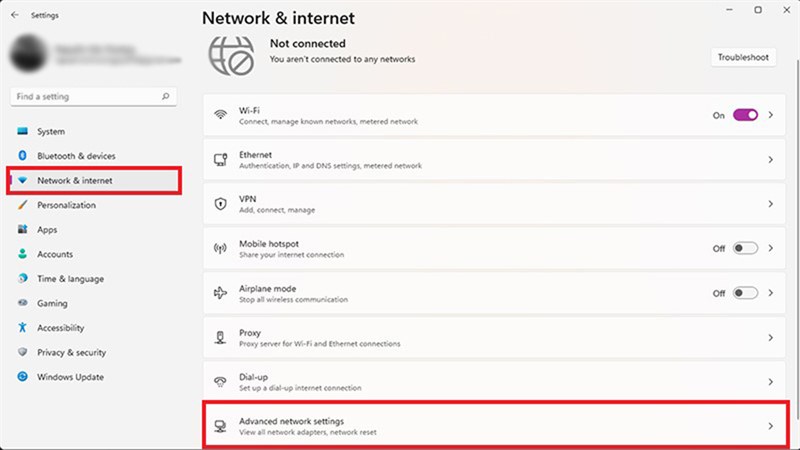 Cách khắc phục sự cố Wi-Fi trên Windows 11 Cách khắc phục sự cố Wi-Fi trên Windows 11