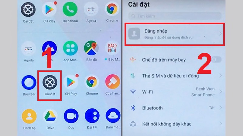 Đăng xuất ra khỏi tài khoản Heytap