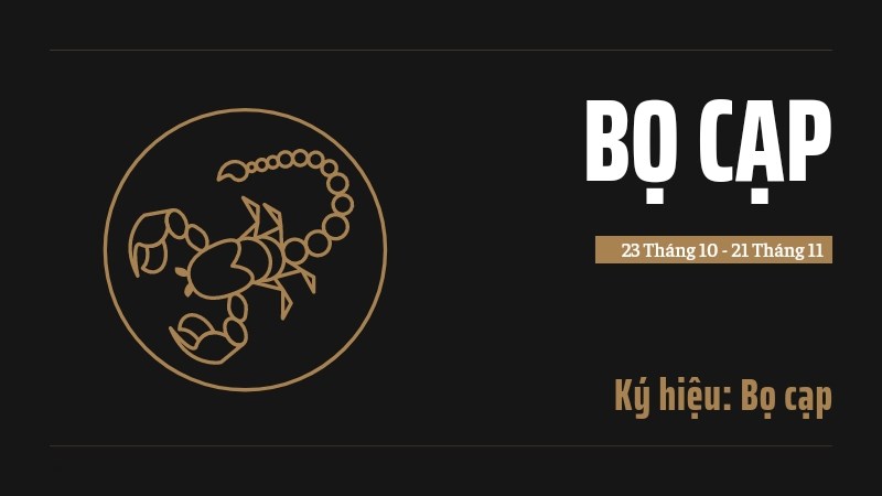 Ký hiệu cung Bọ Cạp Ký hiệu cung Bọ Cạp