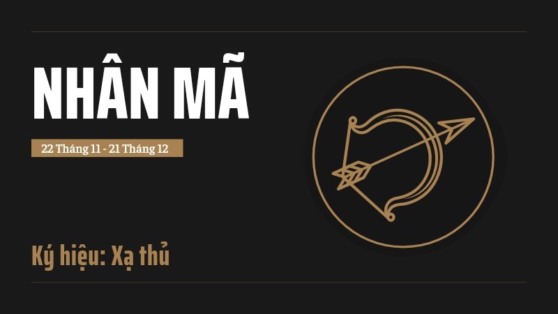 Ký hiệu cung Nhân Mã Ký hiệu cung Nhân Mã