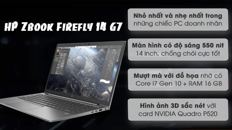 HP Zbook Firefly 14 G7 i7 10510U/16GB/512GB/4GB Quadro P520/Win10 Pro (8VK71AV) HP Zbook Firefly 14 G7 i7 10510U/16GB/512GB/4GB Quadro P520/Win10 Pro (8VK71AV)