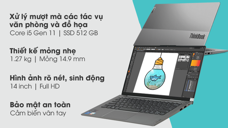 Lenovo ThinkBook 14s G2 ITL i5 1135G7/8GB/512GB/Win10 (20VA000NVN) Lenovo ThinkBook 14s G2 ITL i5 1135G7/8GB/512GB/Win10 (20VA000NVN)
