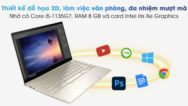 HP Envy 13 ba1027TU i5 1135G7/8GB/256GB/Office H&S2019/Win10 (2K0B1PA) HP Envy 13 ba1027TU i5 1135G7/8GB/256GB/Office H&S2019/Win10 (2K0B1PA)