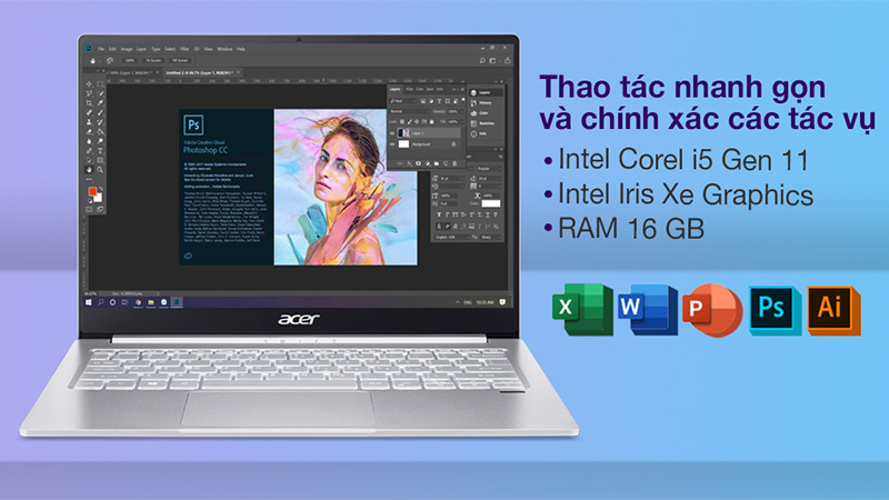 Acer Swift 3 SF313 53 518Y i5 1135G7/16GB/512GB/Win10 (NX.A4JSV.003) Acer Swift 3 SF313 53 518Y i5 1135G7/16GB/512GB/Win10 (NX.A4JSV.003)