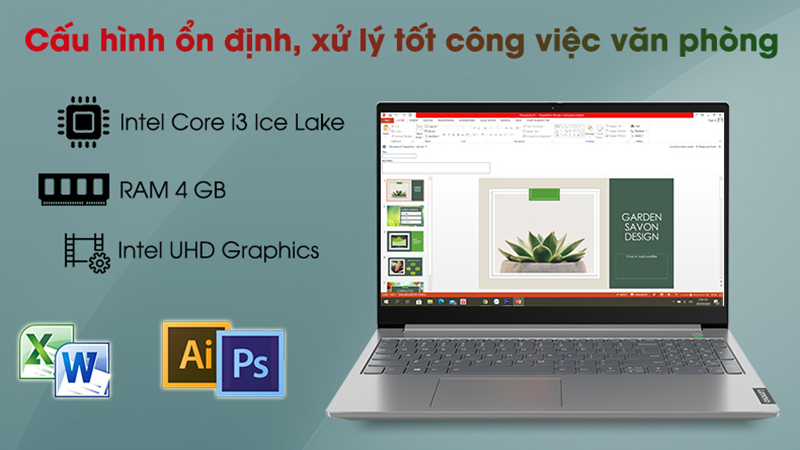 Lenovo ThinkBook 15IIL i3 1005G1/4GB/512GB/Win10 (20SM00D9VN) Lenovo ThinkBook 15IIL i3 1005G1/4GB/512GB/Win10 (20SM00D9VN)