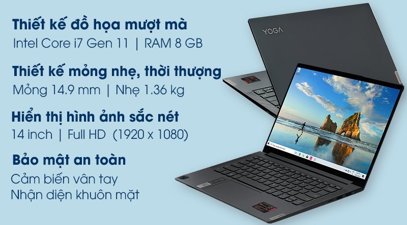 Lenovo Yoga Slim 7 14ITL05 i7 1165G7/8GB/512GB/Win10 (82A3000EVN) Lenovo Yoga Slim 7 14ITL05 i7 1165G7/8GB/512GB/Win10 (82A3000EVN)