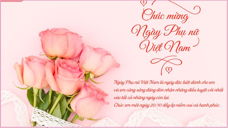 Hình ảnh chúc mừng 20/10 - ảnh 3 Hình ảnh chúc mừng 20/10 - ảnh 3