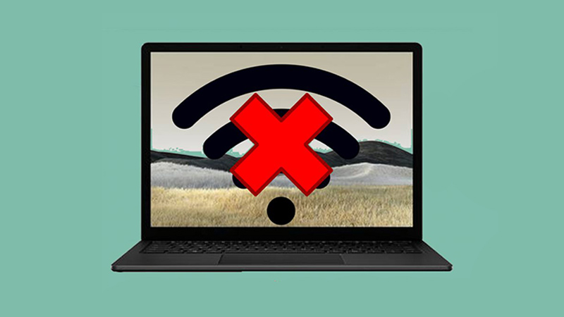 Driver WiFi gặp vấn đề gây lỗi biểu tượng WiFi