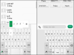 Bàn phím bị  lệch sang bên trái hoặc phải