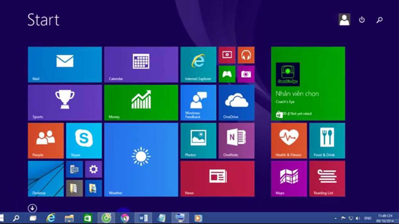 Giao diện Windows đơn giản