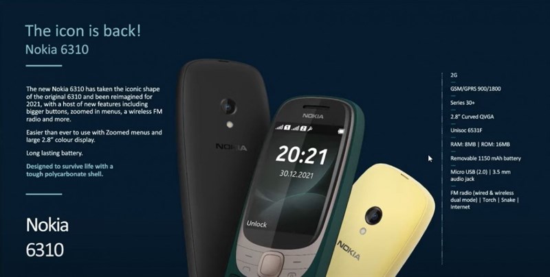Nokia 6310 Nokia 6310