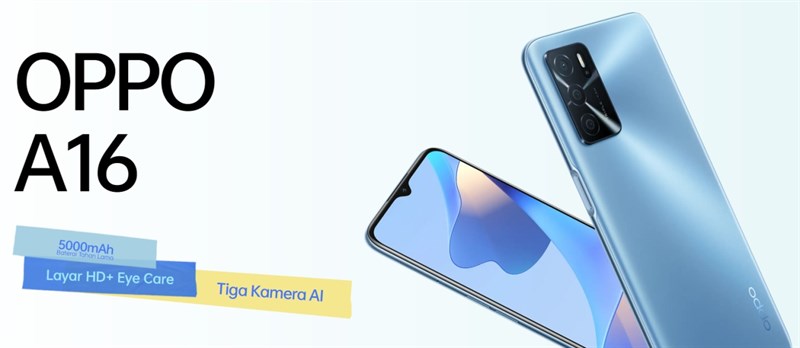 OPPO A16 ra mắt OPPO A16 ra mắt