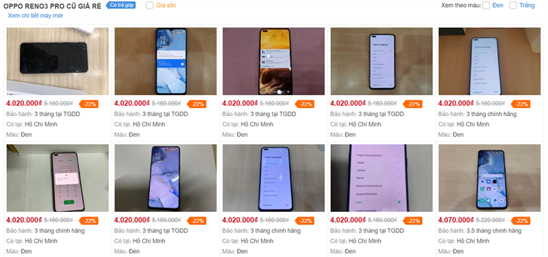 OPPO Reno3 Pro cũ OPPO Reno3 Pro cũ