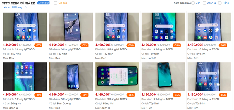 OPPO Reno cũ OPPO Reno cũ