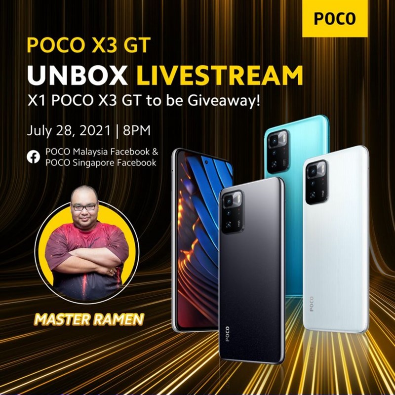 POCO X3 GT được xác nhận thiết kế và các phiên bản màu sắc POCO X3 GT được xác nhận thiết kế và các phiên bản màu sắc