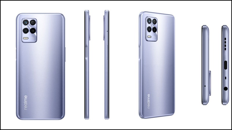 Ảnh render chiếc smartphone này được cho là Realme 8s Ảnh render chiếc smartphone này được cho là Realme 8s
