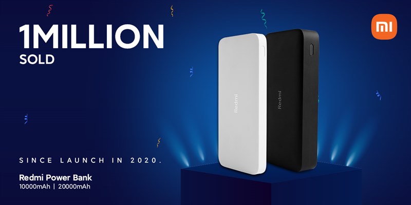 Xiaomi đã bán được 1 triệu pin sạc dự phòng mang nhãn hiệu Redmi (dung lượng 10.000 mAh và 20.000 mAh) Xiaomi đã bán được 1 triệu pin sạc dự phòng mang nhãn hiệu Redmi (dung lượng 10.000 mAh và 20.000 mAh)